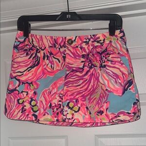 LILLY PULITZER Lorelie Skort-Serene Blue Big Escapade. new w/o tag